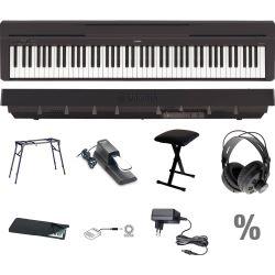 Yamaha P 45 B Digital E-Piano Klavier T Set + KB + KT + SP + KA + KH + NT