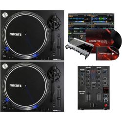 Native Instruments Traktor Scratch A10 + TT + Mixer Setup