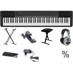 Casio CDP-130 BK E-Piano Klavier X Set + KB + KS + SP + KA + KH + NT