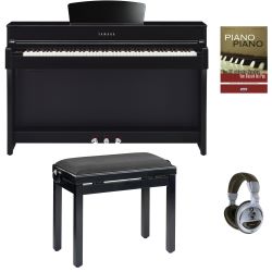 Yamaha CLP-635 PE Schwarz Hochglanz Digitalpiano Set