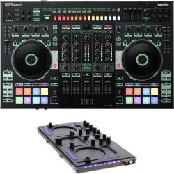 Roland DJ-808 +  Korg Kaoss DJ Set