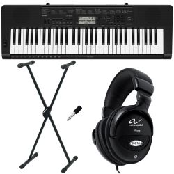 Casio CTK-3500 Keyboard + Kopfhörer + Stativ Set
