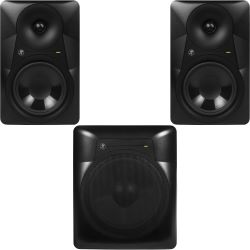 Mackie MR624 Monitor plus MRS10 Subwoofer Bundle