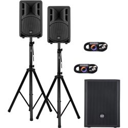 RCF ART 310 A MK IV  plus RCF SUB 905 AS plus Stativ SET