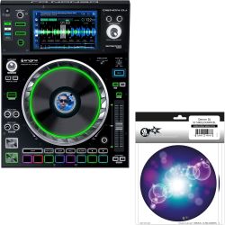 Denon SC5000 PRIME +  JOGWHEEL BUBBLE SPACE Skin Modding Set
