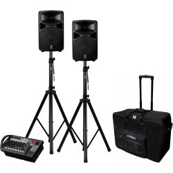 Yamaha Stagepas 600i + Stativ + Trolley Set