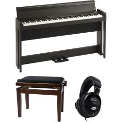 Korg C1 Air Digitalpiano Braun Set