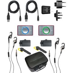 Ceecoach 2 Duo Kit BX/SB + 2 BT Steel Headsets + Tasche für 4 Geräte