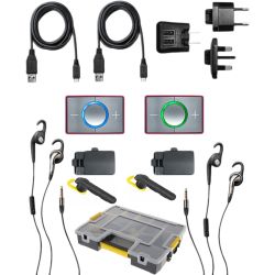 Ceecoach 2 Duo Kit BX/SB + 2 BT Steel Headsets + Box für 6 Geräte