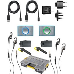 Ceecoach 2 Duo Kit TK/SB + 2 BT Steel Headsets + Box für 6 Geräte