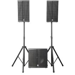 HK Audio Linear 3 112 FA 2er Set + Linear Sub 1500 A + Ständer