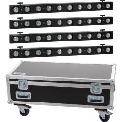 Showtec Sunstrip Active MKII 4er + Hardcase