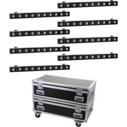 Showtec Sunstrip Active MKII 8er + Hardcase