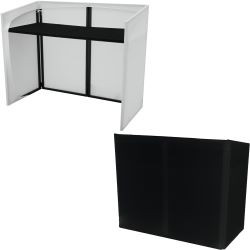 OMNITRONIC Mobile DJ Stand + Cover W + Cover S