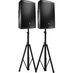 JBL EON 615 Paar + Stativ Set