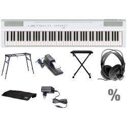 Yamaha P 125 W Digital E-Piano Klavier T Set + KB + KT + SP + KA + KH + N