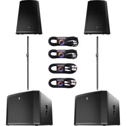 EV Electro Voice ETX-18SP Paar + 2x ETX-12P Power Bundle