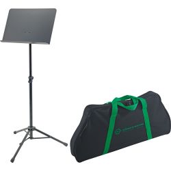 K&M 11960 Orchester Notenpult schwarz + Tragetasche