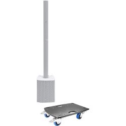 LD Systems Maui 28 G2 PA-System weiß + Rollbrett Bundle
