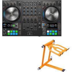 Native Instruments TRAKTOR KONTROL S4 MK3 + Crane CV-3 Laptopständer