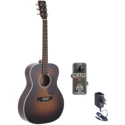 Sigma MR-1STE-SB Westerngitarre + TC Electronic Ditto Looper + NT