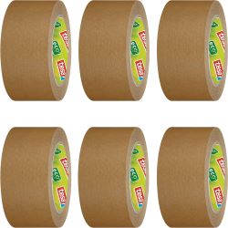 tesa ecoLogo Klebeband Packband Papier braun 50m x 50mm | 6er Pack