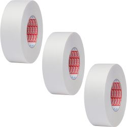 tesa 4541 Gaffa Tape Duct Tape 50mm weiß 50m | 3er Pack