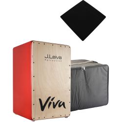 J. Leiva Cajon Viva + Cajon Bag + Cajon Pad