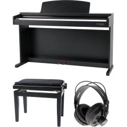 GEWA Digitalpiano DP-300G Schwarz matt Set