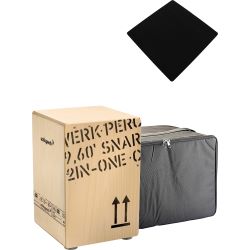 Schlagwerk CP403 Cajon 2 in One M + Tasche + Sitzpad