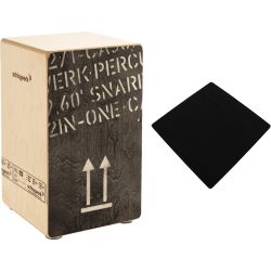 Schlagwerk CP404BLK Cajon 2 in One L + Sitzpad