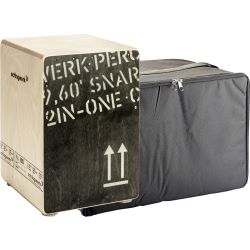 Schlagwerk CP403BLK Cajon 2 in One M BK + Tasche