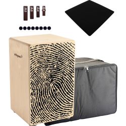 Schlagwerk CP107 X-One Fingerprint + Tasche + Sitzpad + MultiClap