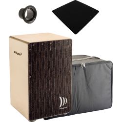 Schlagwerk CP580 Super Agile Silver Lining + Tasche + Sitzpad + Bass Tube