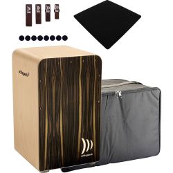 Schlagwerk CP604 Fineline Comfort Mocca + Tasche + Sitzpad + MultiClap