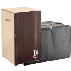 Schlagwerk CP408 Cajon 2inOne Dark Oak + Tasche