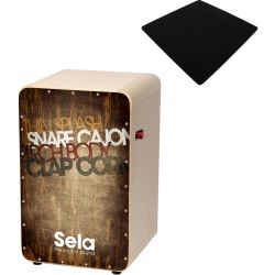 Sela Cajon CaSela Pro Vintage Brown SE-079 + Sitzpad