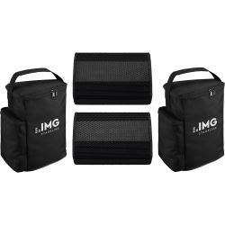 IMG Stage Line FLAT-M100 2er Set + Bags