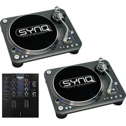 Mixars CUT DJ Mixer MKII + 2x Synq XTRM-1 Plattenspieler SET