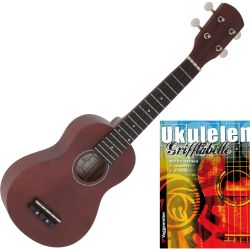 Gewa-Pure Almeria Sopran-Ukulele inkl. Voggenreiter Grifftabelle