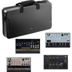 Korg Volca 4er Set Mix + Keys + Beats + Bass + Hardshell Case