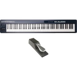 M-Audio Keystation 88 MKII + M-Audio SP-2 Sustain Pedal