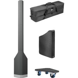 LD Systems Maui P900 G Grau + Rollbrett + Schutzhüllen Set
