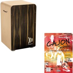 Schlagwerk CP604 Fineline Comfort Mocca + Cajon Schule