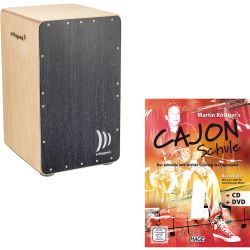Schlagwerk CP5003 Precise OS Black Silver + Cajon Schule