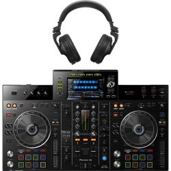 Pioneer DJ XDJ-RX2 DJ Controller + HDJ-X5BT-K Schwarz