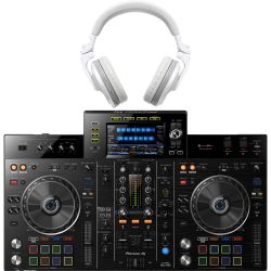 Pioneer DJ XDJ-RX2 DJ Controller + HDJ-X5BT-W Weiß