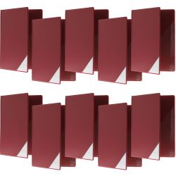 STAR 662-1-R Notenmappe A4 22 x 31 elegantes Kunstleder rot 10er SET