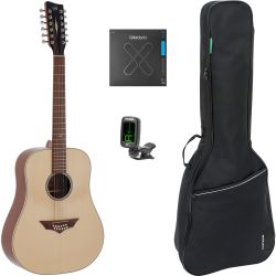VGS RT-10-12 NS Root 12-Saitige Westerngitarre + Gigbag + Tuner + Saiten