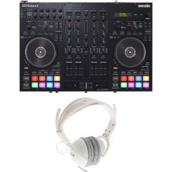 Roland DJ-707M DJ Controller + Red Wave Set